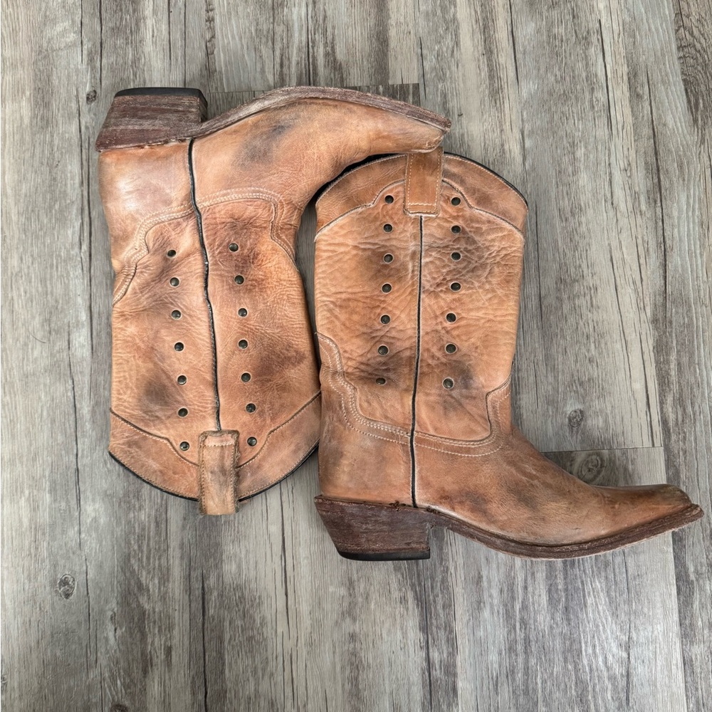 Bed Stu Tan Western Boots